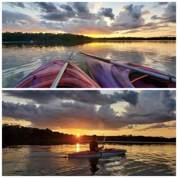 Lake House- Four Bedroom Retreat, King Bed, Beautiful Sunset! Brooklyn Center Exterior foto
